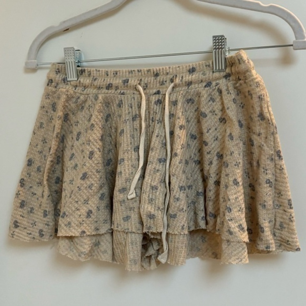 Altar’d State Waffle Knit flowy sleep shorts